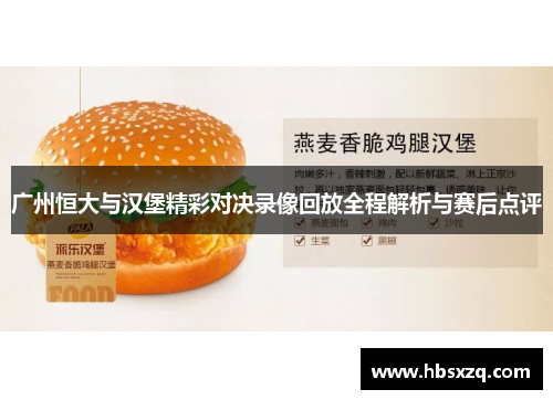 广州恒大与汉堡精彩对决录像回放全程解析与赛后点评